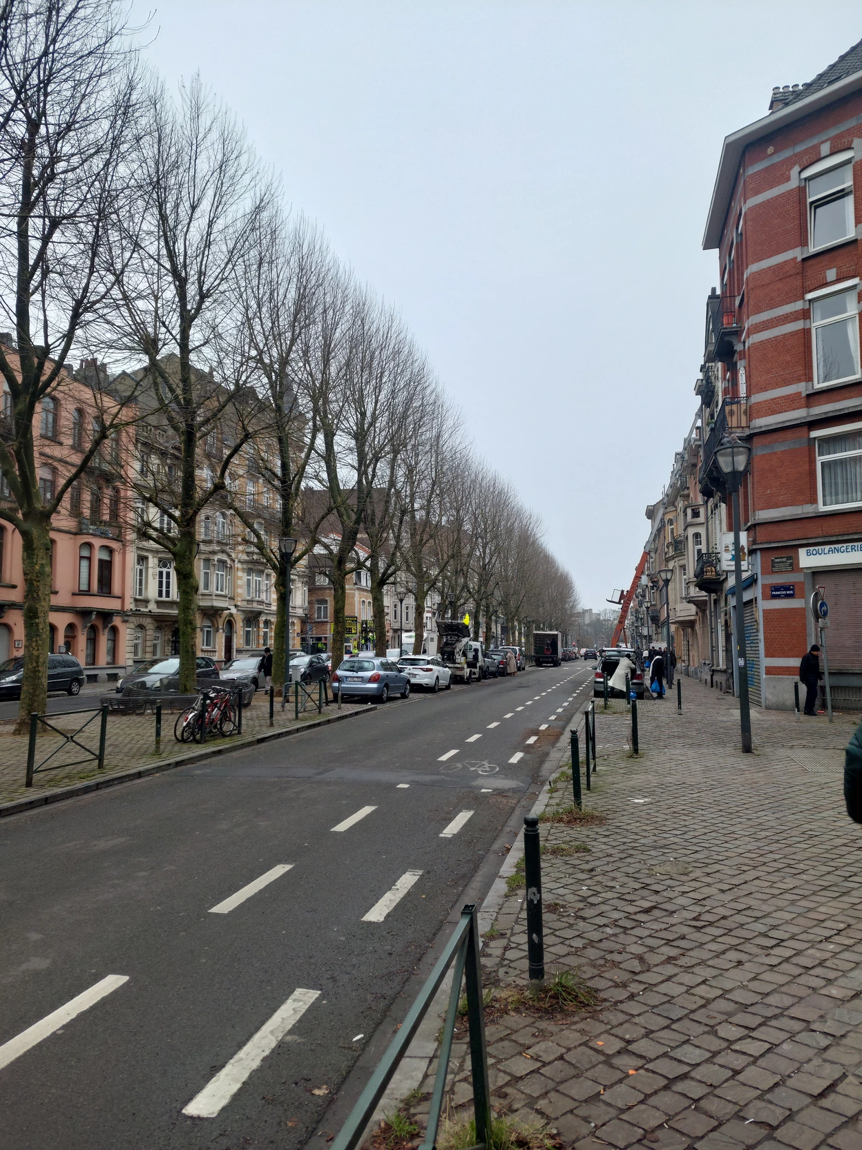 Image: A random street in Brussels A random street in Brussels