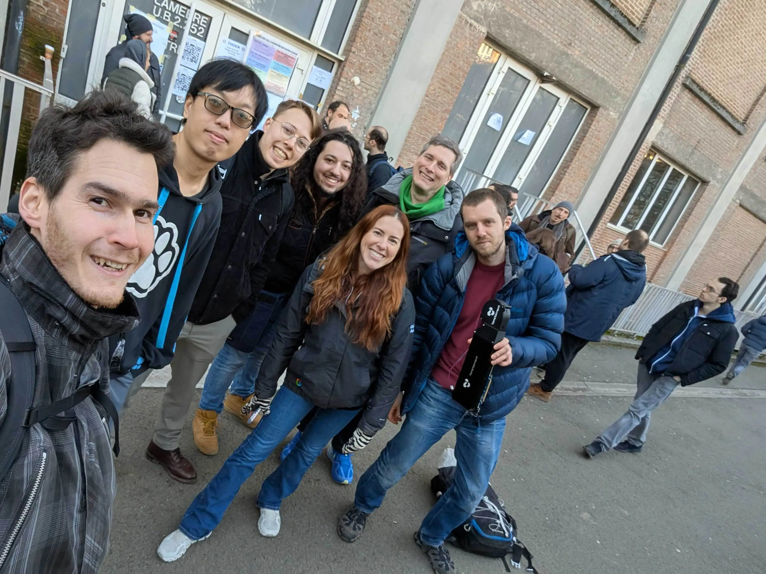 Image: The Tenstorrent group of people at FOSDEM The Tenstorrent group of people at FOSDEM
